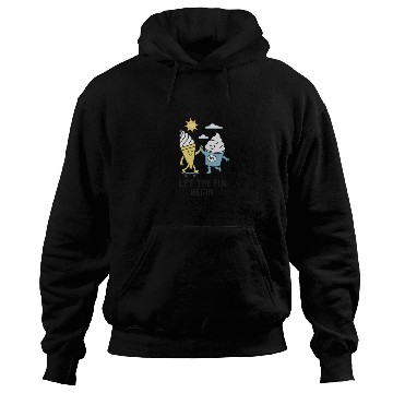 Discover Ice Cream Friends Skateboard Design Hoodies
