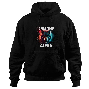 Discover I Am The Alpha Wolf Hoodies