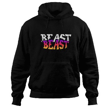 Discover Retro Graffiti Beast Logo Design Hoodies