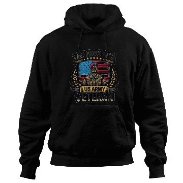 Discover Proud US Army Vet Emblem Hoodies