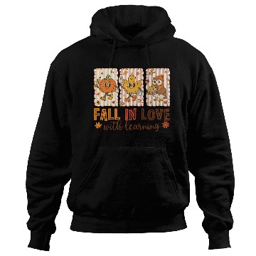 Discover Fall In Love With Learning Cozy Autumn Pumpkin Hoodies