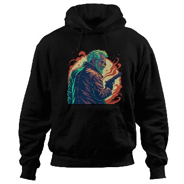 Discover Badass Grandpa In Leather Jacket Hoodies