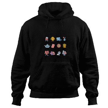Discover Surviving ME CFS Cartoon Icons Hoodies