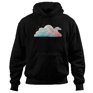 Discover Pastel Cloudscape Abstract Design Hoodies