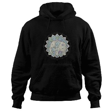 Discover Elephant Mandala Mindfulness Design Hoodies