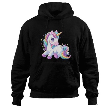 Discover Cute unicorn rainbow fantasy Hoodies