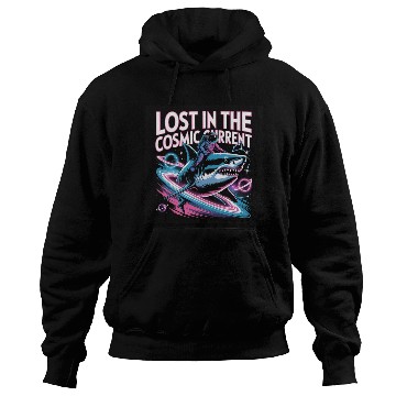 Discover Cosmic Shark Adventure Hoodies