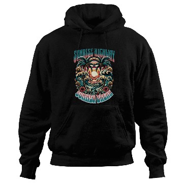 Discover Sunrise Highway Summer Break Design Hoodies