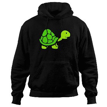 Discover Turtle with long neck smiles happily and cheerful Hoodies