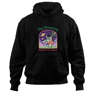 Discover Space Dreamer Astronaut Mushroom Patch Hoodies