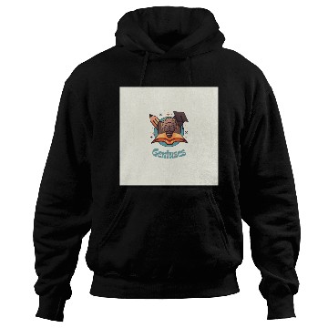 Discover Genius Brain Education Illustration Hoodies
