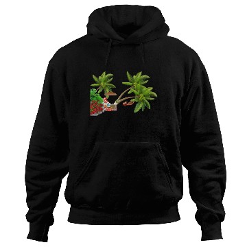 Discover Tropical Island Paradise Scene Hoodies