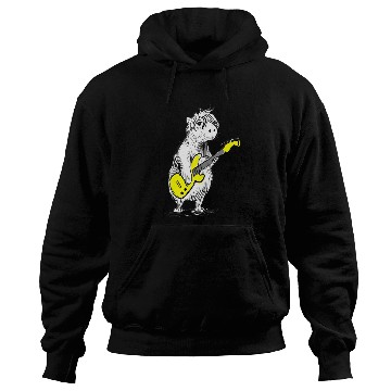 Discover Capybara Guitarist Hoodies