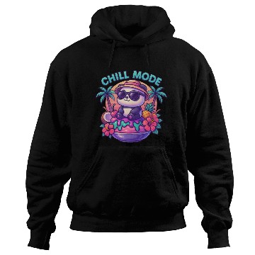 Discover Panda Chill Mode Summer Vibes Hoodies