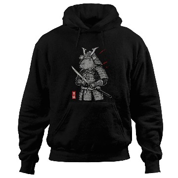 Discover Samurai Otter in Armor Hoodies