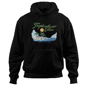 Discover Tropical Island Escape Design Hoodies