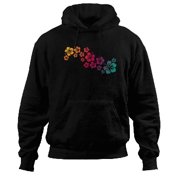 Discover hibiscus blooms - colored Hoodies