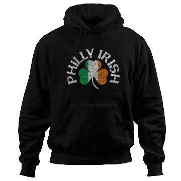 Discover Philly Irish Shamrock Flag Apparel Hoodies