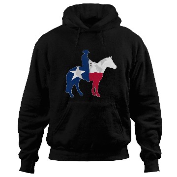 Discover Texas Cowboy Flag Hoodies
