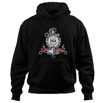 Discover Red & Navy Blue Anchor Hoodies