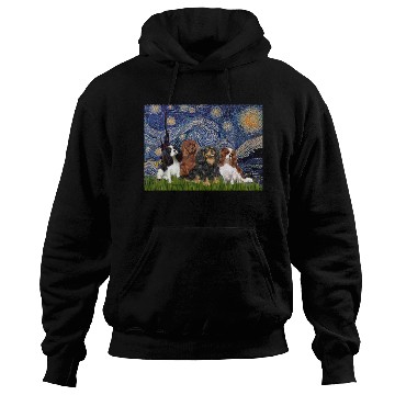 Discover Cavaliers (four) - Starry Night Hoodies