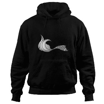 Discover Light Grey Mermaid Tail - no text Polo Hoodies