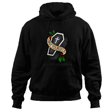 Discover Traditional Tattoo Coffin Hoodies