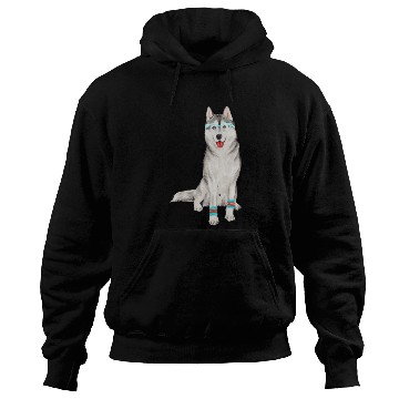 Discover Hand-painted Siberian Husky Dog Hoodies