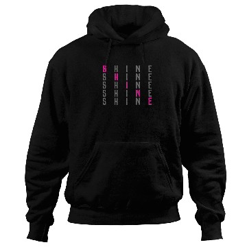 Discover Modern Inspiration Repeat Pattern Neon Pink Shine Sweat Hoodies