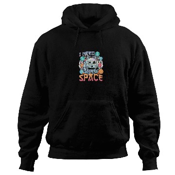 Discover I Need Space Cat In Space Suit Hoodies