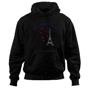Discover Liberté, Égalité, Fraternité Eiffel Tower Bastille Hoodies