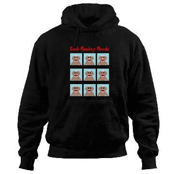 Discover Sock Monkey Moods white Sweat Hoodies