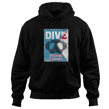 Discover Orange County Vintage Scuba Diving Mask Hoodies