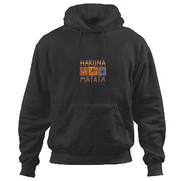 Discover Disneyss The Lion King Hakuna Matata Solid Blocks Hoodies