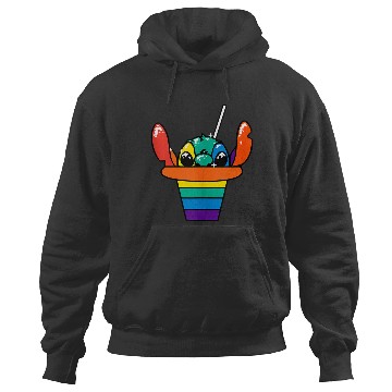 Discover Disneyss Lilo Stitch Pride Rainbow Hawaiian Shaved Ice Hoodies