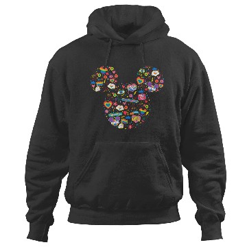 Discover Disneyss Pride Collection Rainbow Mickey Mouse Icon Doodles Hoodies