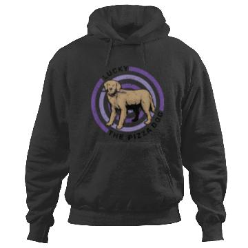 Discover Marvels Hawkeye Disneyss Plus Lucky The Pizza Dog Targets Hoodies