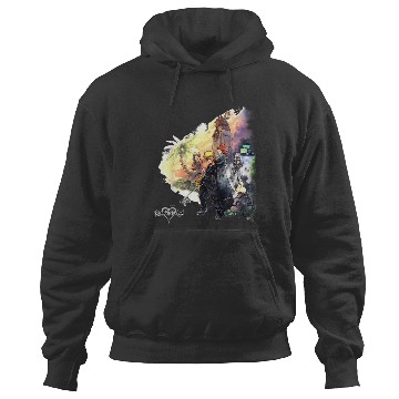 Discover Disneyss Kingdom Hearts Characters Clock Tower Group shots Hoodies