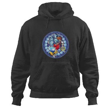 Discover Disney Kingdom Hearts Sora Stained Glass Hoodies