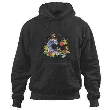 Discover Disney Mickey Friends Mickey Mouse Surfing Outline Hoodies