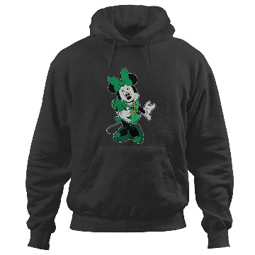 Discover Disney Retro Shamrock Minnie Mouse St. Patricks Day Hoodies