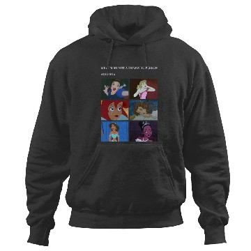 Discover Disney Princess Not Dramatic Meme Panel Hoodies