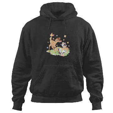 Discover Disney Bambi Thumper Flower Pastel Spring Easter Hoodies