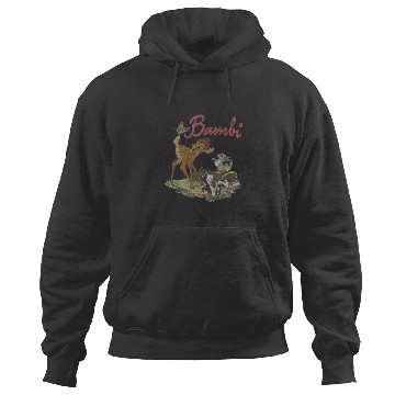 Discover Disney Bambi Group Shot Logo Hoodies