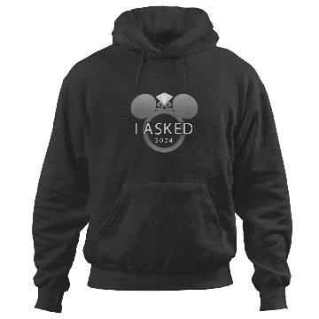 Discover Disney I Asked 2024 Engagement Ring Proposal Mic Hoodies