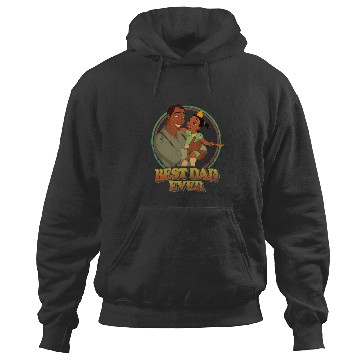 Discover Retro James And Tiana Best Dad Ever Disney Hoodies