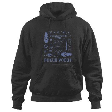 Discover Disney Hocus Pocus Halloween Transformation Spell Recipe Hoodies