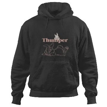 Discover Disney Bambi Thumper Peach Outline Hoodies