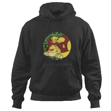 Discover Disney The Lion King 30th Anniversary Mufasa & Simba Retro Hoodies