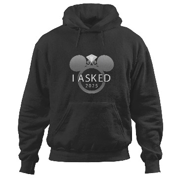 Discover Disney I Asked 2025 Engagement Ring Proposal Mickey Hoodies
